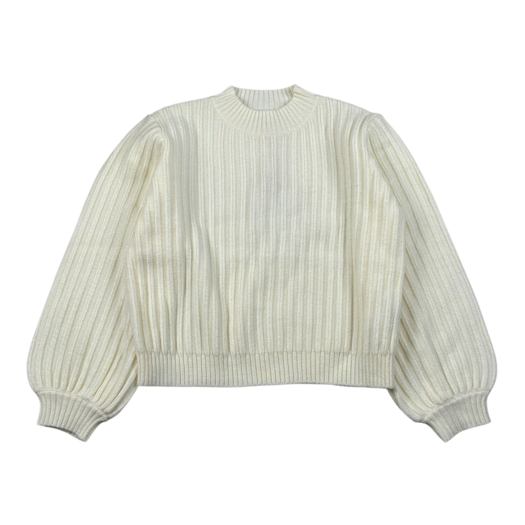 Meilisa Bai Maglia tinta unita Mezzo Collo Panna per Bambina FL6633 PANNA MEILISA BAI 