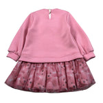Meilisa Bai Abito Manica Lunga tinta unita Rosa per Neonata FL6691 ROSA MEILISA BAI 