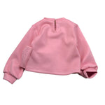 Meilisa Bai Completo 2Pz Felpa tinta unita con Fiocco-Gonna Rosa per Neonata FL6693 ROSA MEILISA BAI 