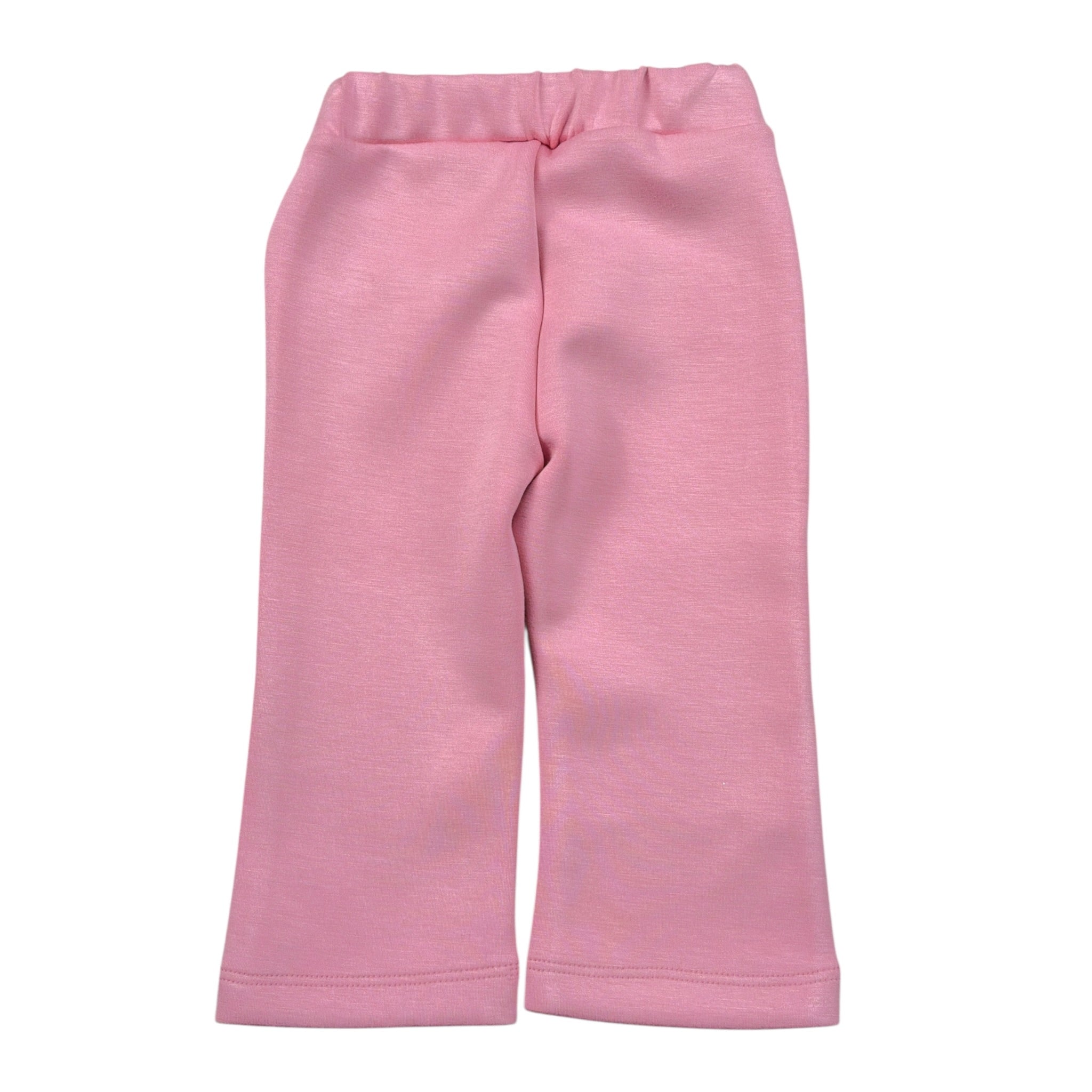 Meilisa Bai Pantalone tinta unita con Elastico In Vita Rosa per Neonata FL6699 ROSA MEILISA BAI 