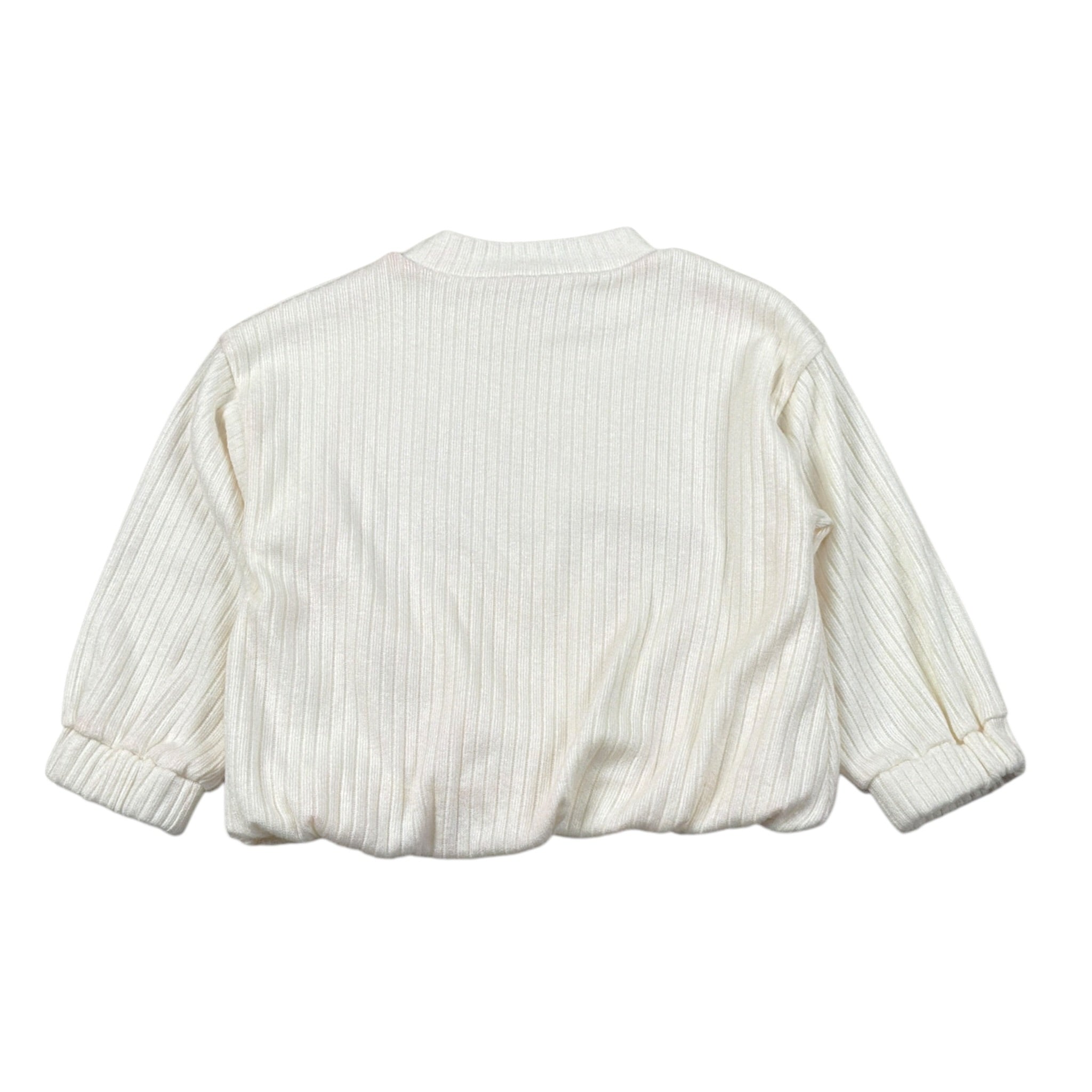 Meilisa Bai Maglia tinta unita con Elastico Panna per Bambina FL6706 PANNA MEILISA BAI 
