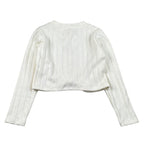 Meilisa Bai Maglia tinta unita con Nodo Panna per Bambina FL6777 PANNA MEILISA BAI 