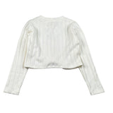 Meilisa Bai Maglia tinta unita con Nodo Panna per Bambina FL6777 PANNA MEILISA BAI 