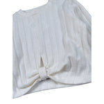Meilisa Bai Maglia tinta unita con Nodo Panna per Bambina FL6777 PANNA MEILISA BAI 