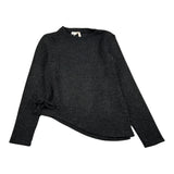 Meilisa Bai Maglia tinta unita Asimmetrica Nero per Bambina FL6830 NERO MEILISA BAI 