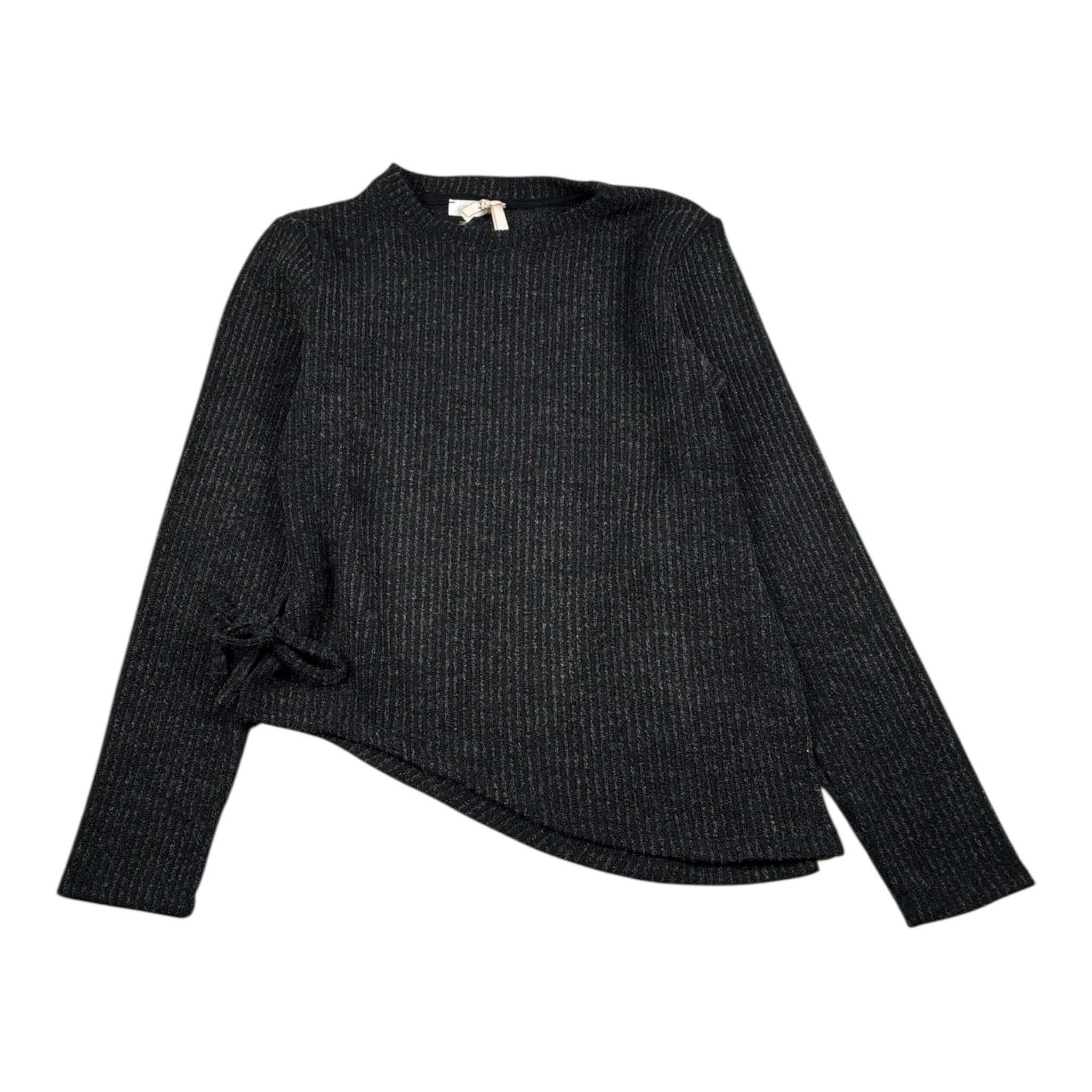 Meilisa Bai Maglia tinta unita Asimmetrica Nero per Bambina FL6830 NERO MEILISA BAI 