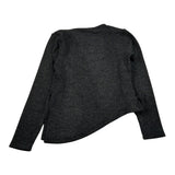 Meilisa Bai Maglia tinta unita Asimmetrica Nero per Bambina FL6830 NERO MEILISA BAI 