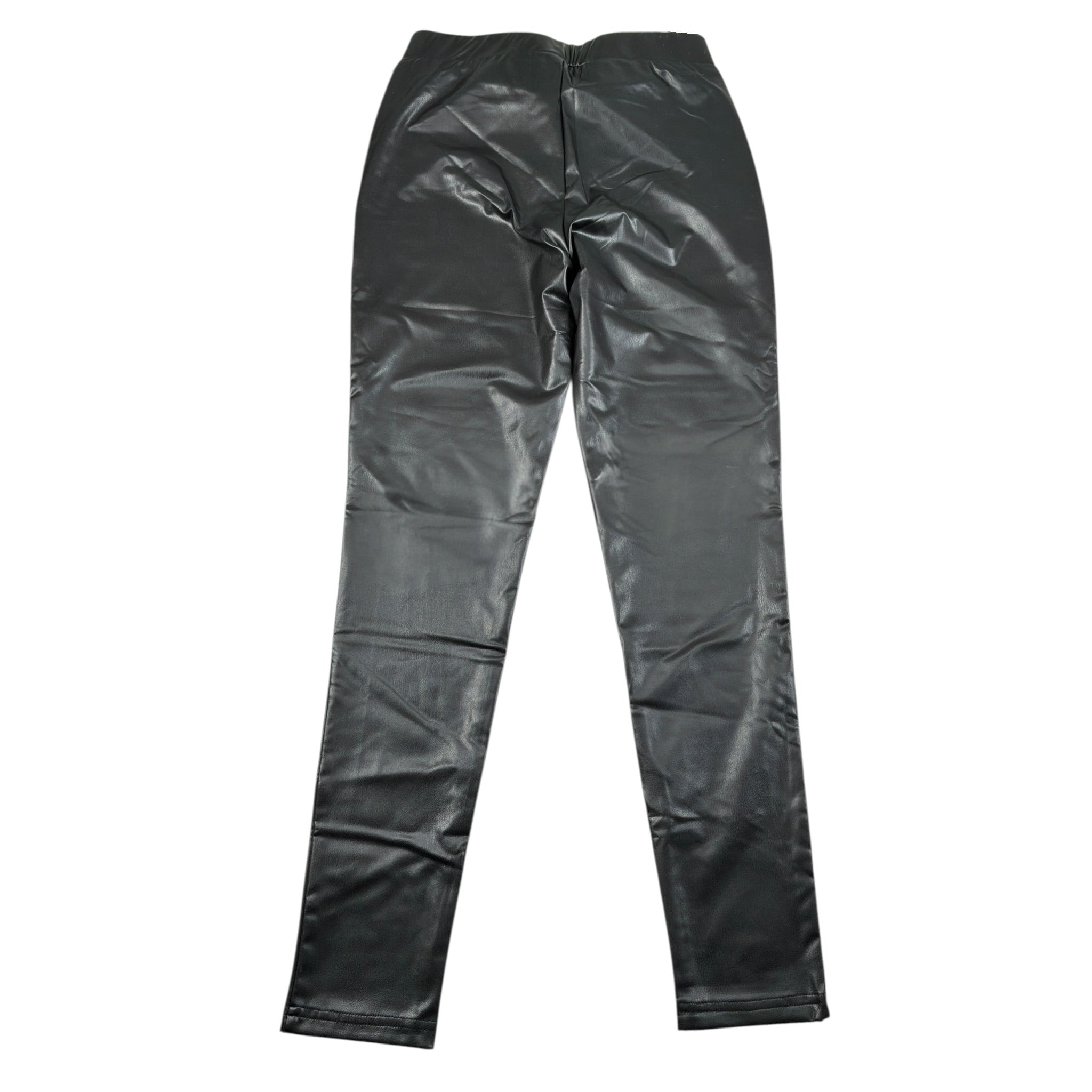 Met Leggins In Ecopelle Tinta Nita Nero per Bambina 146PT NERO MET 