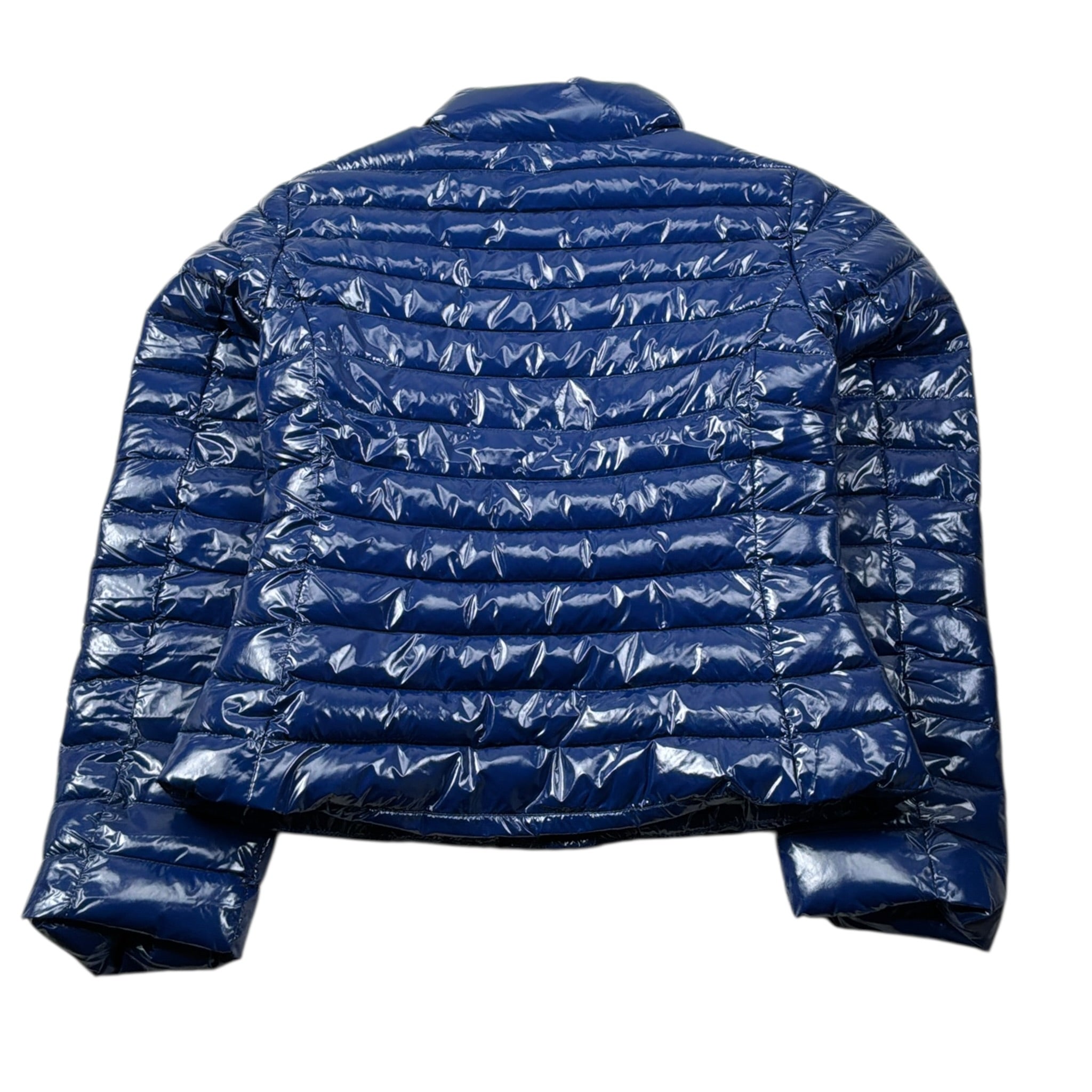 Met Giubbino tinta unita con Zip Blu per Bambina 55PM BLU MET 