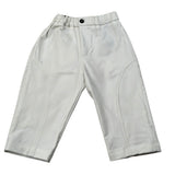 Michael Coal Pantalone tinta unita con Elastico In Vita Bianco per Neonato 3211F25N BIANCO MICHAEL COAL 