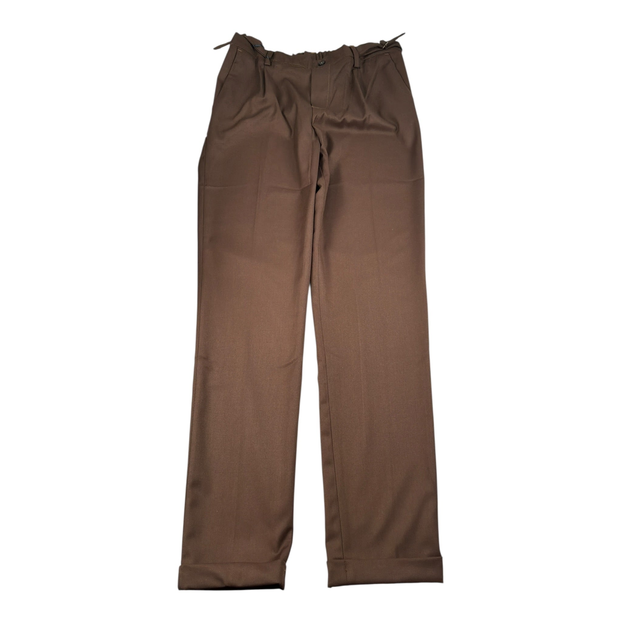 Michael Coal Pantalone tinta unita con Elastico In Vita Marrone per Bambino LITFR7157 MARRONE MICHAEL COAL 