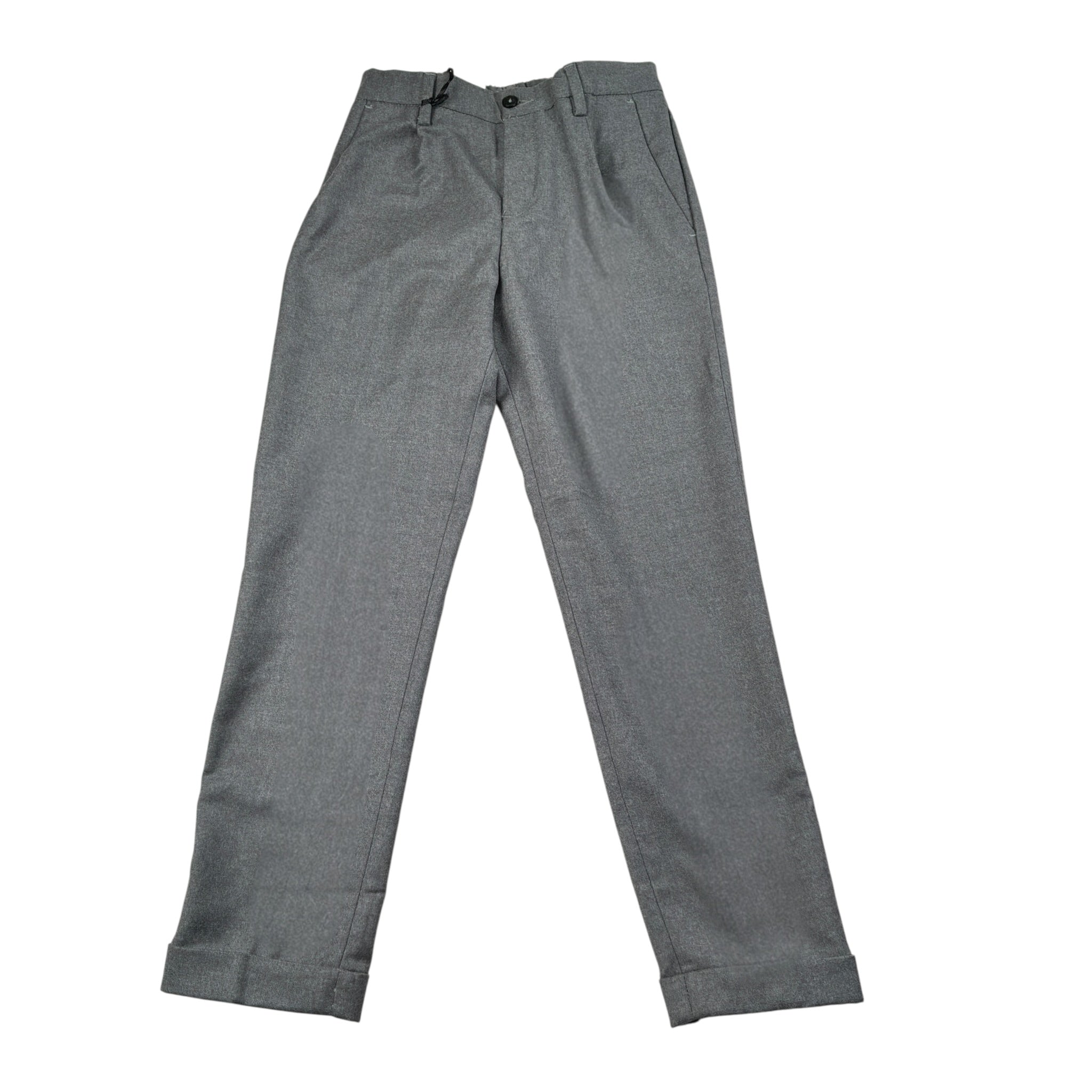 Michael Coal Pantalone tinta unita con Elastico In Vita Grigio per Bambino LITFRK3712 GRIGIO MICHAEL COAL 