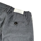 Michael Coal Pantalone tinta unita con Elastico In Vita Grigio per Bambino LITFRK3712 GRIGIO MICHAEL COAL 