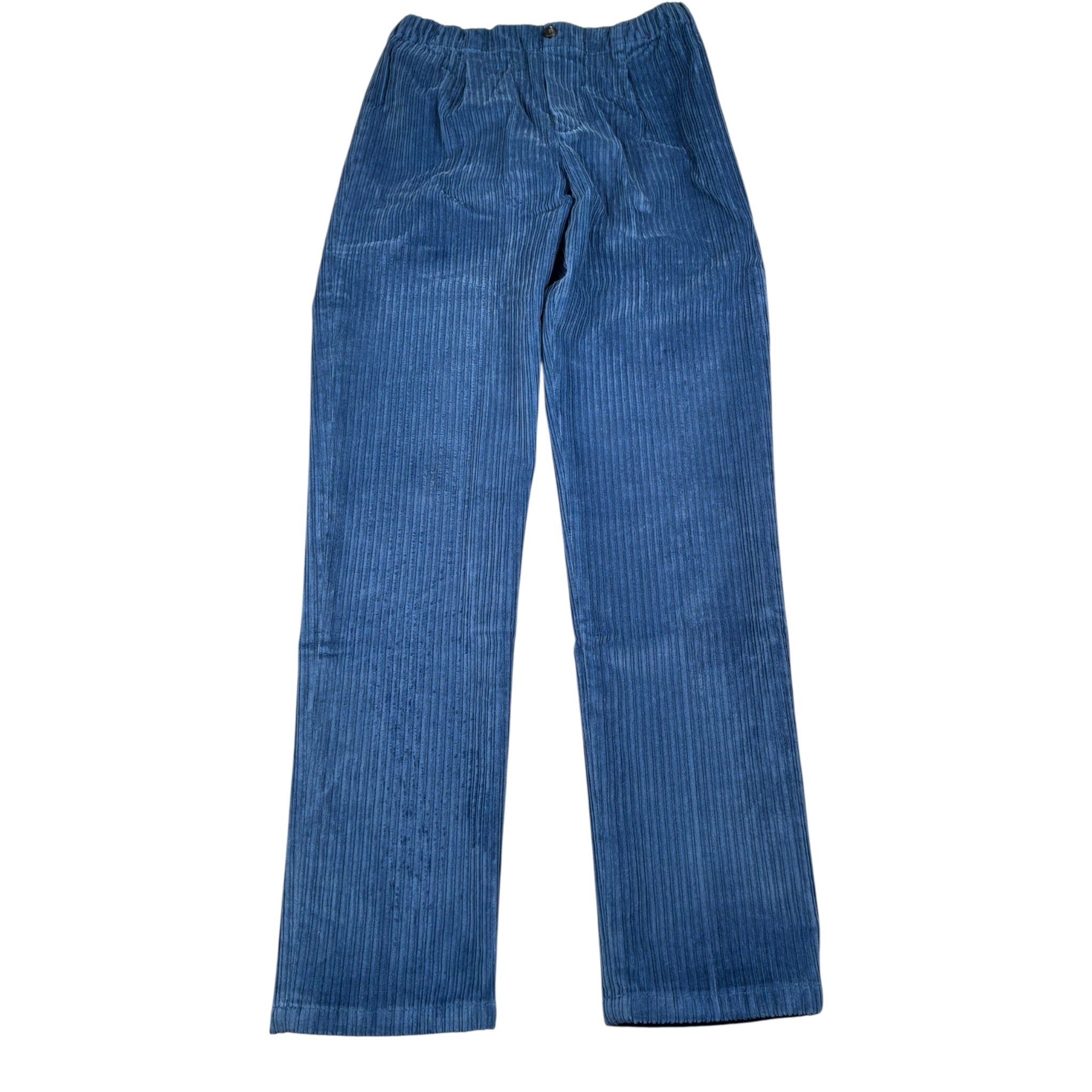 Michael Coal Pantalone tinta unita con Elastico In Vita Blu per Bambino LITTOM3333 BLU MICHAEL COAL 