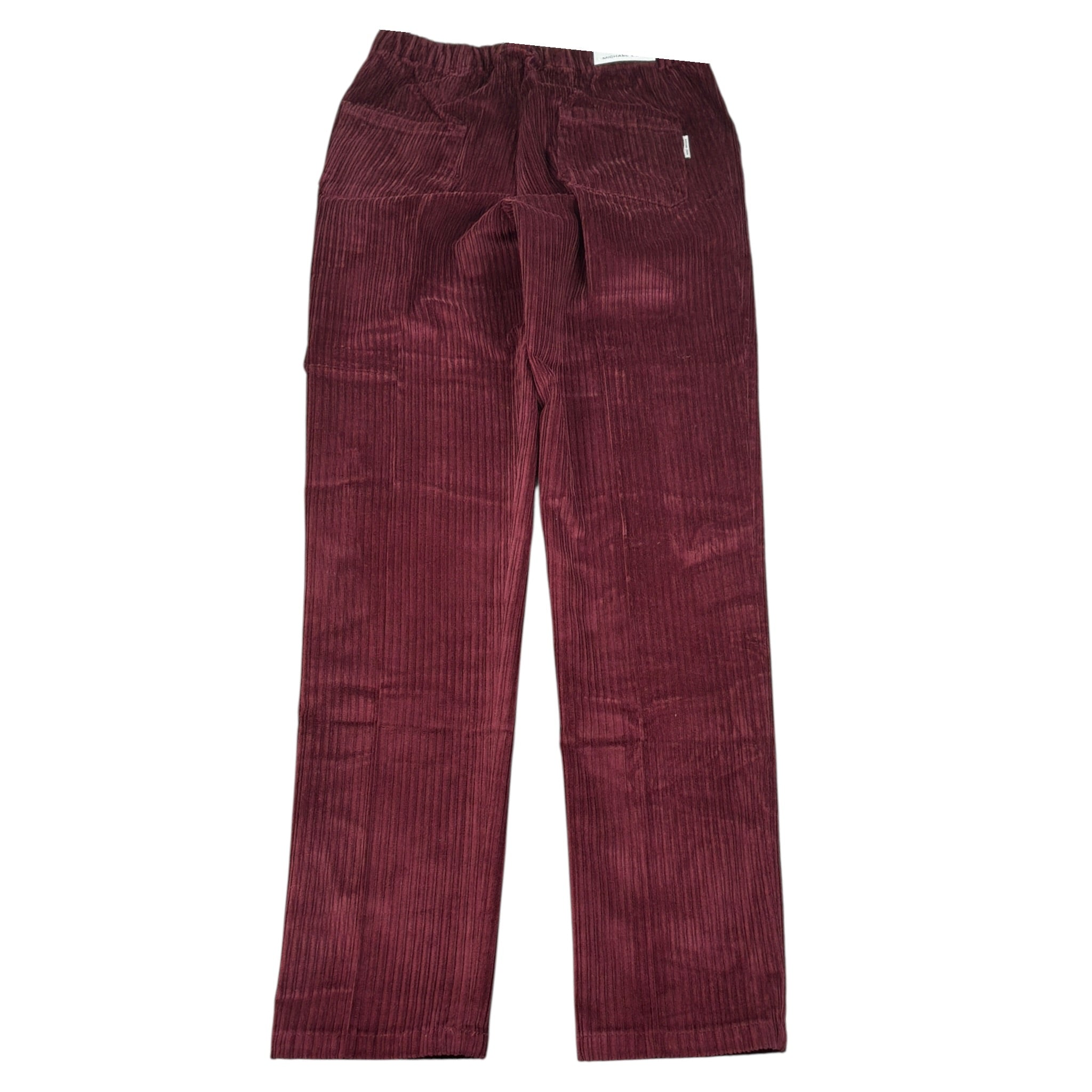 Michael Coal Pantalone tinta unita con Elastico In Vita Bordeaux per Bambino LITTOM3333 BORDEAUX MICHAEL COAL 