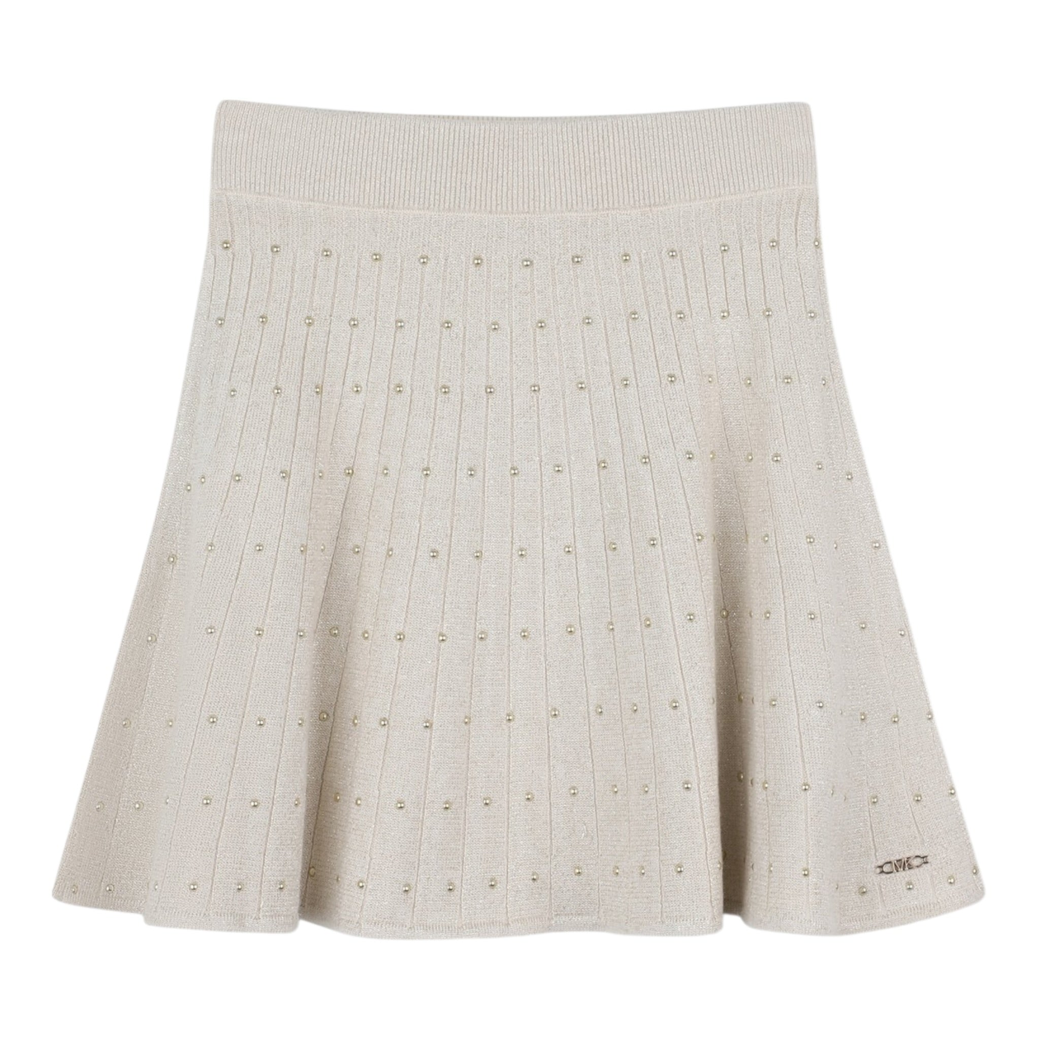 Michael Kors Gonna tinta unita con Elastico In Vita Oro per Bambina R30439 ORO MICHAEL KORS 