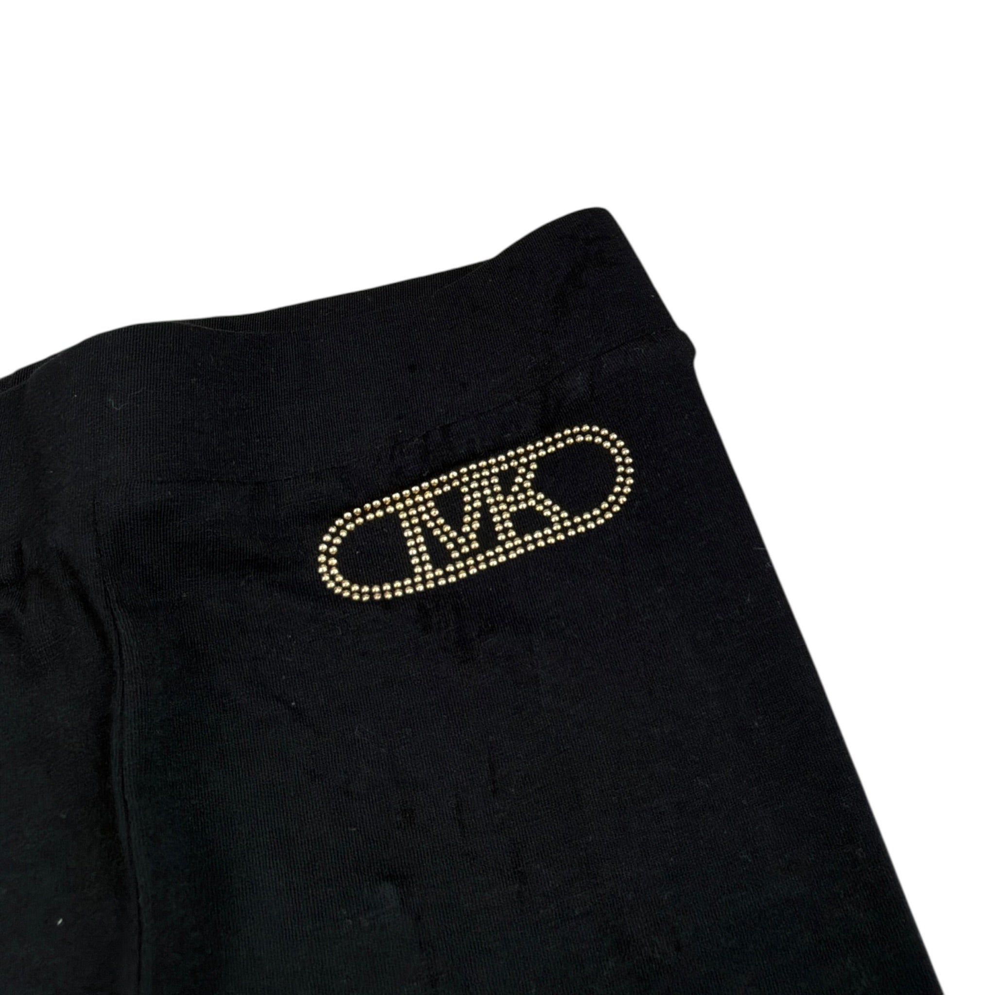 Michael Kors Leggins tinta unita con Logo Nero per Bambina R30448 NERO MICHAEL KORS 