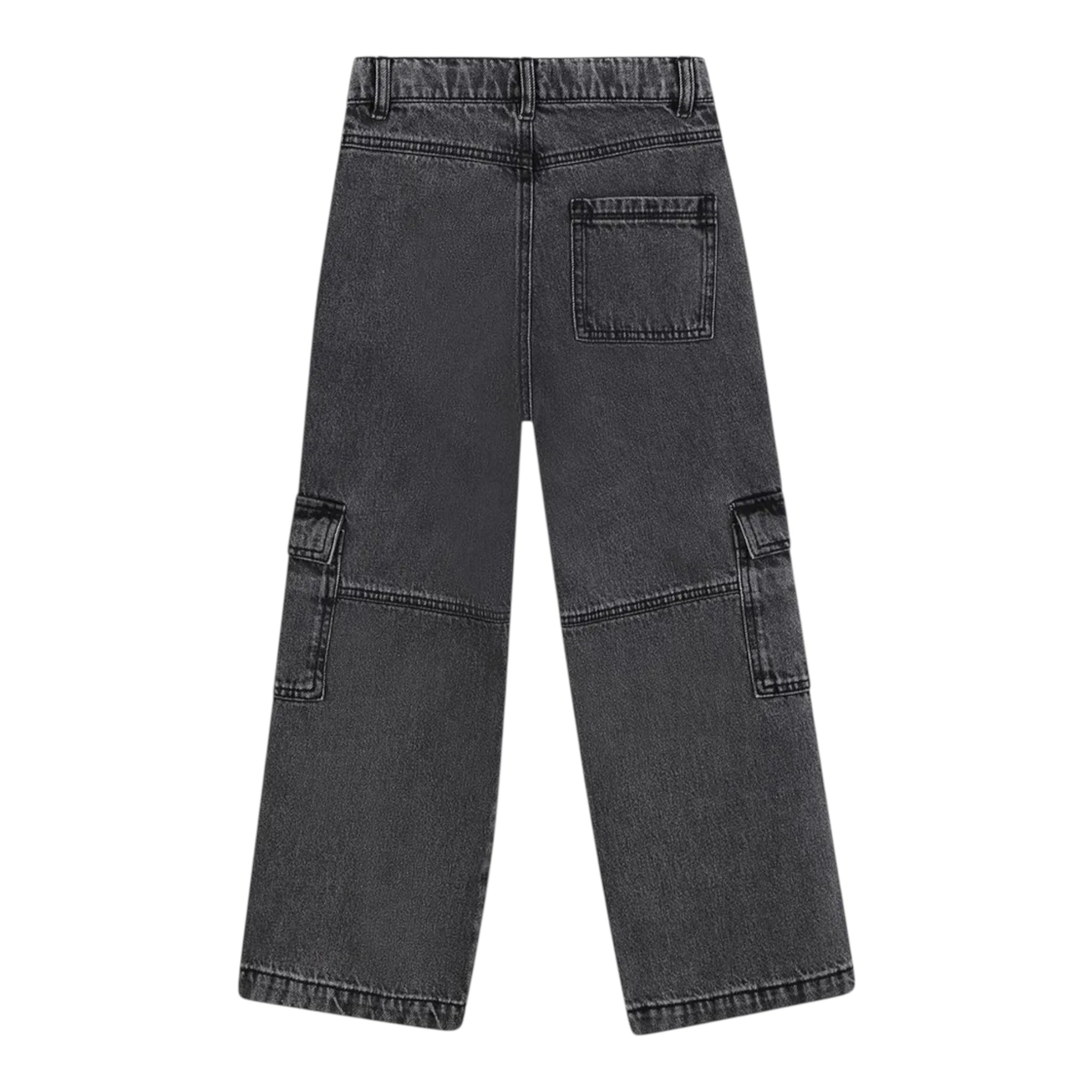 Michael Kors Jeans tinta unita con Girovita Regolabile Nero per Bambina R30451 NERO MICHAEL KORS 
