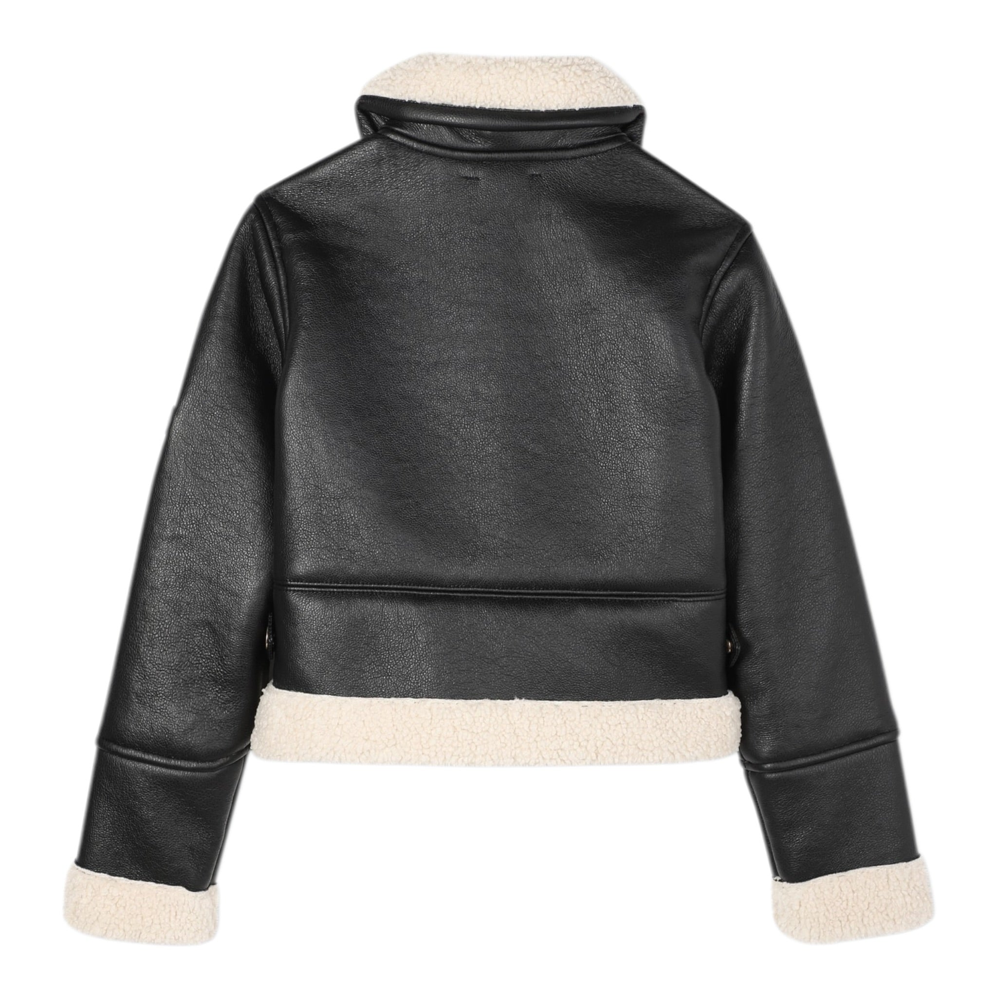Michael Kors Montone tinta unita con Pelliccia Marrone per Bambina R30455 MARRONE MICHAEL KORS 