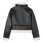 Michael Kors Montone tinta unita con Pelliccia Marrone per Bambina R30455X MARRONE MICHAEL KORS 