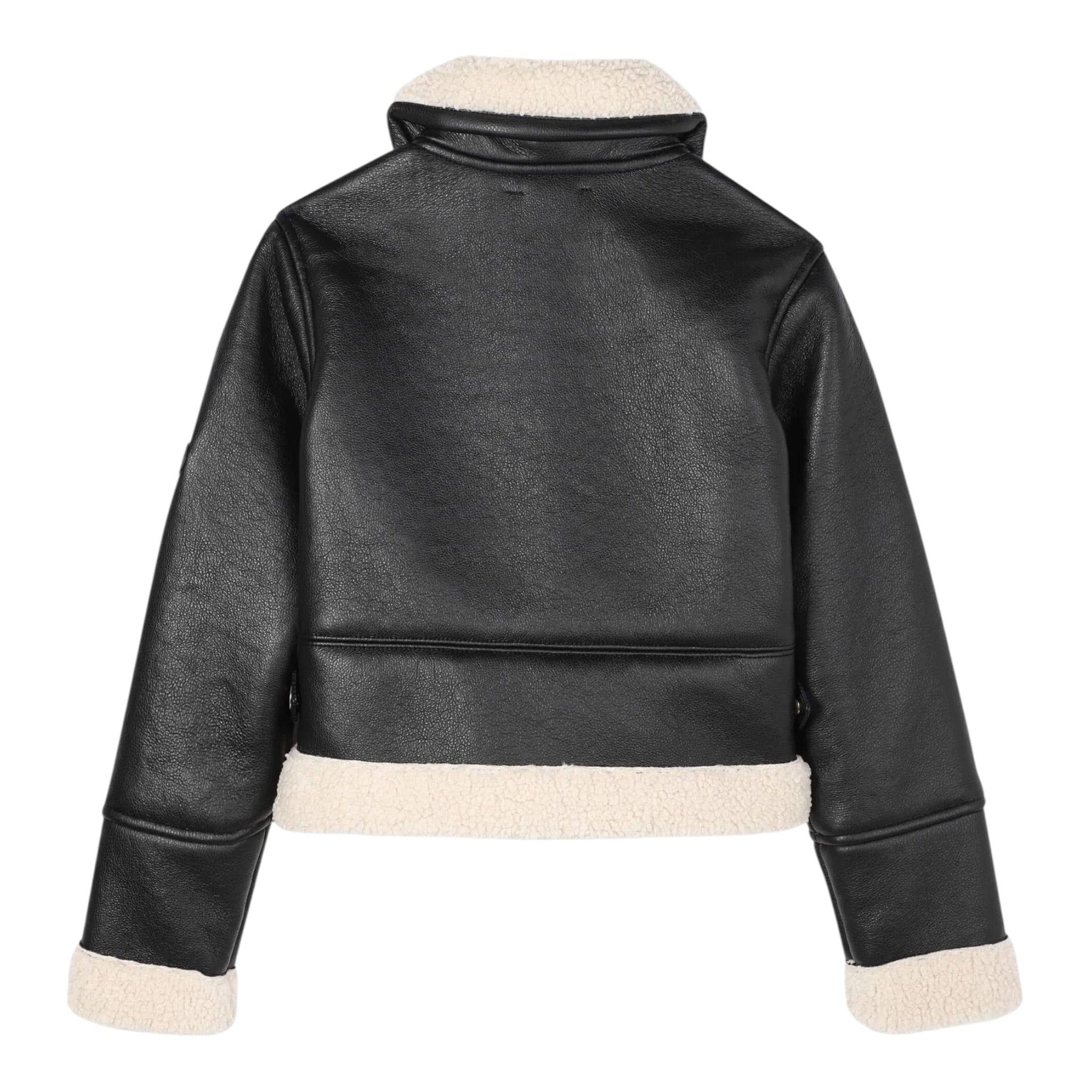 Michael Kors Montone tinta unita con Pelliccia Marrone per Bambina R30455X MARRONE MICHAEL KORS 