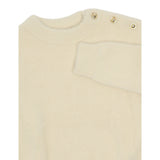 Michael Kors Maglia tinta unita con Bottoni Crema per Bambina R30467 CREMA MICHAEL KORS 