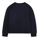 Michael Kors Felpa Chiusa Girocollo tinta unita con Logo Blu per Bambina R304699X BLU MICHAEL KORS 