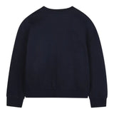 Michael Kors Felpa Chiusa Girocollo tinta unita con Logo Blu per Bambina R304699X BLU MICHAEL KORS 