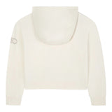 Michael Kors Felpa con Zip E Cappuccio tinta unita Crema per Bambina R30471 CREMA MICHAEL KORS 
