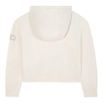 Michael Kors Felpa con Zip E Cappuccio tinta unita Crema per Bambina R30471X CREMA MICHAEL KORS 