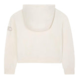 Michael Kors Felpa con Zip E Cappuccio tinta unita Crema per Bambina R30471X CREMA MICHAEL KORS 
