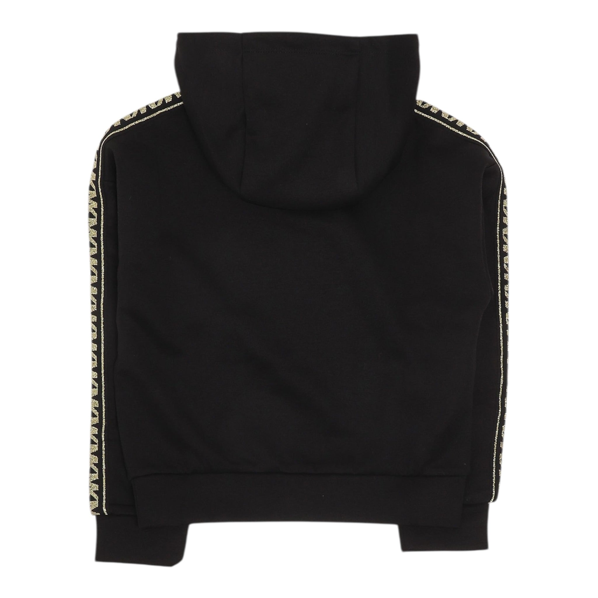 Michael Kors Felpa tinta unita con Profili In Contrasto Nero per Neonata R30478 NERO MICHAEL KORS 