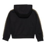 Michael Kors Felpa tinta unita con Profili In Contrasto Nero per Bambina R30478X NERO MICHAEL KORS 