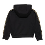 Michael Kors Felpa tinta unita con Profili In Contrasto Nero per Bambina R30478X NERO MICHAEL KORS 