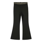 Michael Kors Pantalone tinta unita Modello Zampa con Elastico In Vita Logato Nero per Bambina R30496XX NERO MICHAEL KORS 