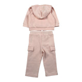 Michael Kors Completo 2 Pezzi Felpa-Pantalone tinta unita Rosa per Neonata R30504N ROSA MICHAEL KORS 
