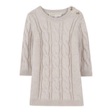 Michael Kors Abito Manica Lunga tinta unita Beige per Bambina R30512 BEIGE MICHAEL KORS 