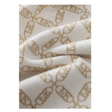 Michael Kors Sciarpa tinta unita con Loghi Panna per Bambina R30536 PANNA MICHAEL KORS 