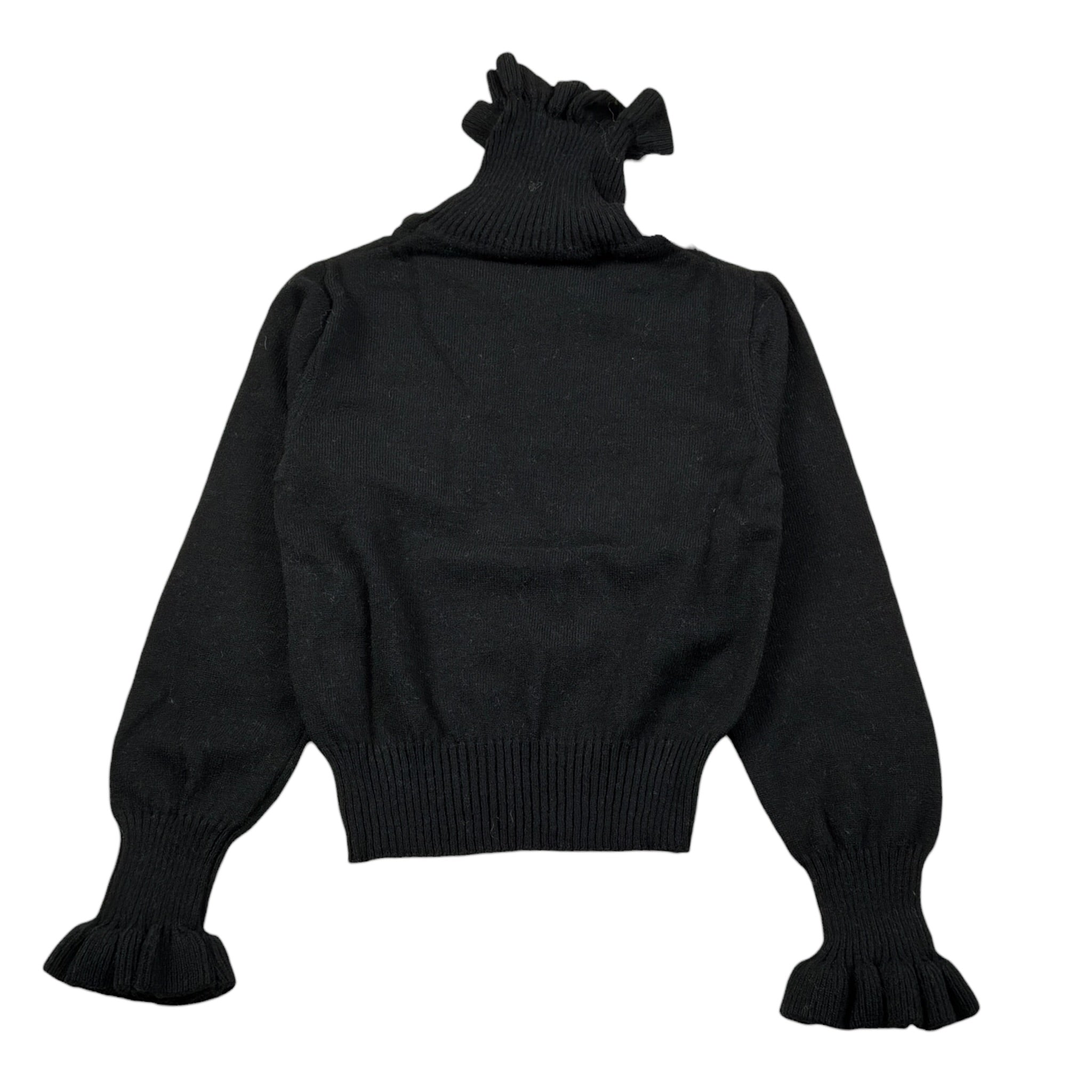 Mimisol Maglia Collo Alto tinta unita Nero per Bambina MFMA052 NERO MIMISOL 