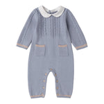 Mini Banda Tutina Manica tinta unita Azzurro per Neonato 3F690 AZZURRO MINI BANDA 