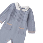 Mini Banda Tutina Manica tinta unita Azzurro per Neonato 3F690 AZZURRO MINI BANDA 