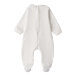 Mini Banda Tutina Manica Lunga tinta unita Panna per Neonato 3F755 PANNA MINI BANDA 