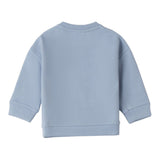 Minibanda Felpa tinta unita con Stampa Azzurro per Neonato 3F613 AZZURRO MINIBANDA 