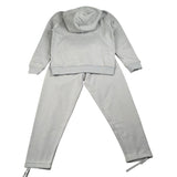 Minimal Completo 2 Pezzi Felpa-Pantalone tinta unita Grigio per Bambina M0021 GRIGIO MINIMAL 