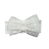 Miss Blumarine Fascia tinta unita con Fiocco Bianco per Neonata IF4124 BIANCO MISS BLUMARINE 