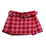 Miss Grant Gonna Sztampa Fantasia con Cinturino Rosso/Rosa per Neonata MG1115 ROSSO/ROSA MISS GRANT 