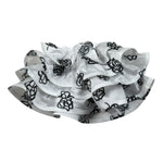 Miss Grant Gonna tinta unita con Balze Bianco per Neonata MG1132 BIANCO MISS GRANT 