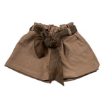 Miss Grant Short tinta unita con Cintura Cammello per Neonata MG1429X CAMMELLO MISS GRANT 