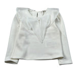 Miss Grant Shirt tinta unita con Colletto Tulle Panna per Neonata MG1433NX PANNA MISS GRANT 