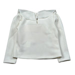 Miss Grant Shirt tinta unita con Colletto Tulle Panna per Bambina MG1433X PANNA MISS GRANT 